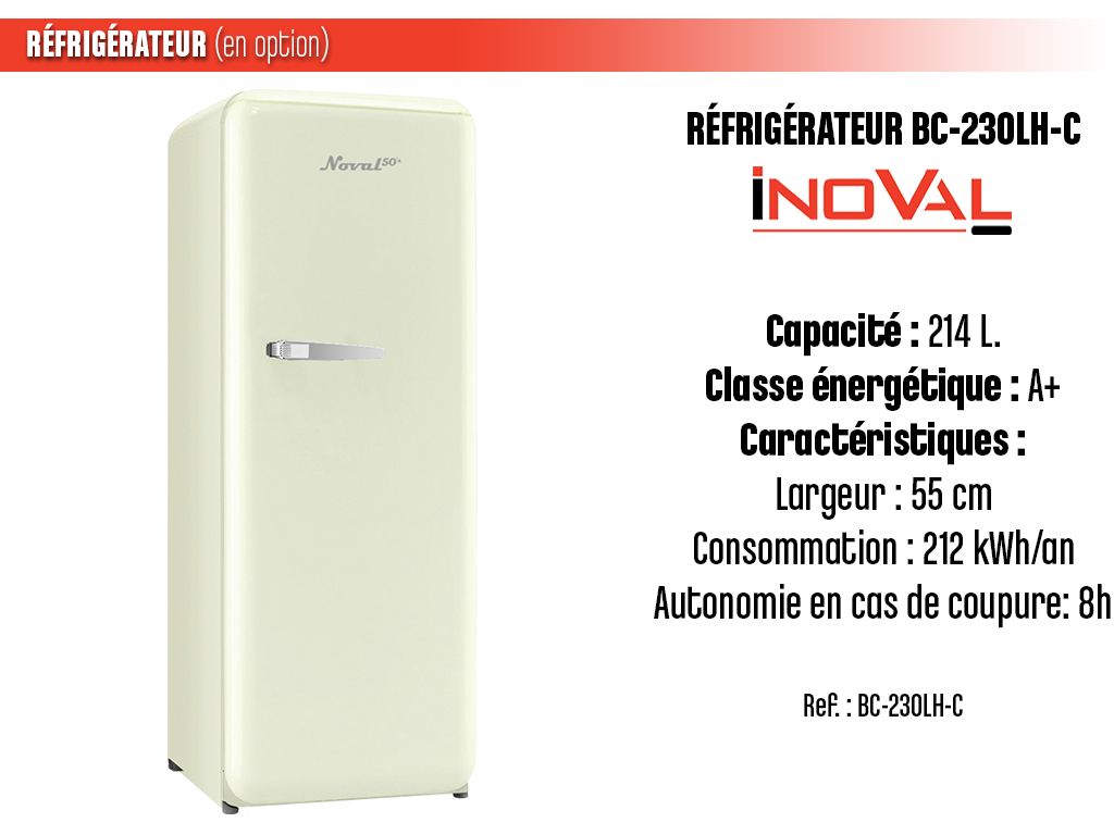 Kitchenette Facade Cirrus 170cm
