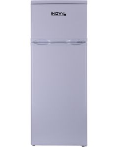 Réfrigérateur Pose libre avec congélateur 4* - INOVAL - 55cm - gris