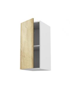 Meuble haut chêne golden 40 cm + façade 1 PORTE