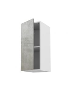 Meuble haut 30 cm + façade 1 PORTE Cimento