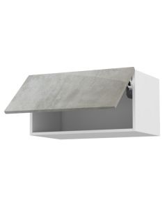 Meuble 80 cm + façade 1 PORTE RELEVANTE Cimento