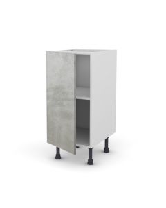 Meuble bas 30 cm + façade 1 PORTE Cimento