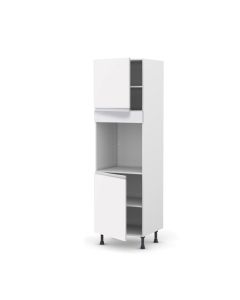 GRANDE COLONNE 2 PORTES + EMPLACEMENT FOUR cronos 60cm