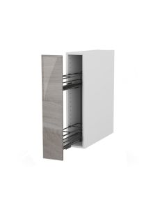 Meuble bas fidgi gris 15 cm + façade 1 PANIER ÉPICES