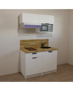 Largeur : 120 cm . . . . . BLANC - 1 PORTE / 1 PORTE + 1 TIROIR - 15H