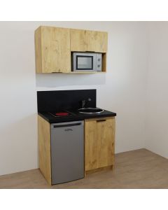 KITCHENETTE COULEUR 100CM - pour réfrigérateur 48cm - 11H