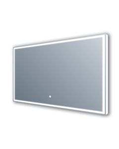 Miroir led - Éclairage autour et sur les tranches 120x60 cm