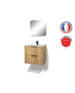 GAIA ECO 2 TIROIRS VASQUE A ENCASTRER 60 cm