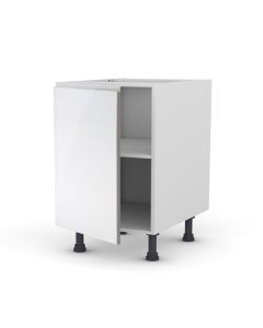 Meuble bas platine 60 cm + façade 1 PORTE 