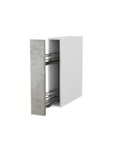 Meuble bas 15 cm + façade 1 PANIER ÉPICES en Cimento + AMENAGEMENT