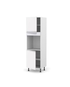 GRANDE COLONNE 2 PORTES platine 60 cm