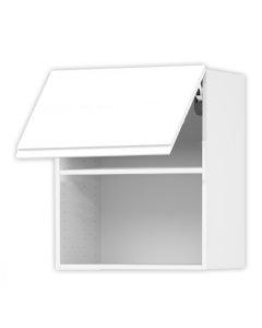 Meuble haut Micro-ondes Platine 60 cm + façade 1 Porte relevante