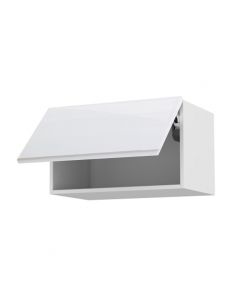 Meuble haut platine 60 cm + façade 1 Porte relevante