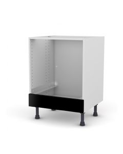 Meuble bas 60 cm + bandeau FOUR Shogui Noir