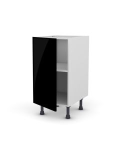 Meuble bas 40 cm + façade 1 PORTE Shogui Noir