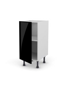 Meuble bas 30 cm + façade 1 PORTE Shogui Noir