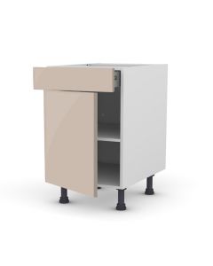 Meuble bas 60 cm + façade 1 PORTE / 1 TIROIR Terra Suave