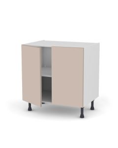 Meuble bas 80 cm + façade 2 PORTES 40 cm Terra Suave