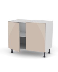Meuble bas 100 cm + façade 2 PORTES 50 cm Terra Suave