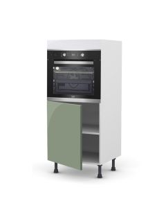 SEMI COLONNE 1 PORTE + EMPLACEMENT FOUR Terra Vert Argile 60 CM