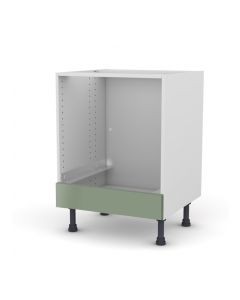 Meuble bas 60 cm + bandeau FOUR Terra Vert Argile 