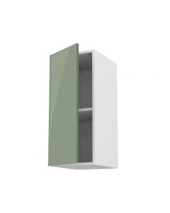 Meuble haut 30 cm + façade 1 PORTE Terra Vert Argile